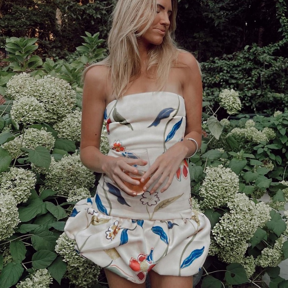 Nasty gal bubble floral dress